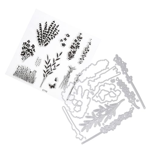 Homoyoyo 1 Satz Stanzformen für DIY Kartenherstellung Metall Schneidwerkzeuge mit Stempeln und Prägeformen für Scrapbooking und Album Dekoration von Homoyoyo
