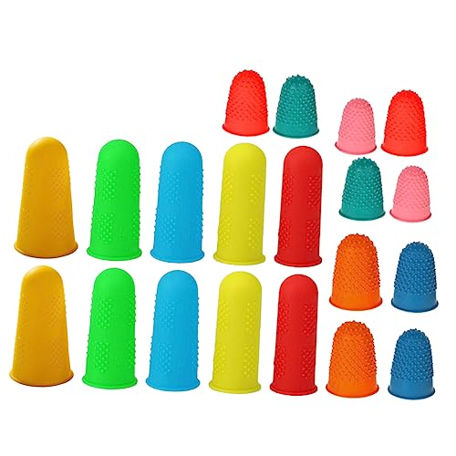 Homoyoyo 1 Satz Stuhlschub-silikon-fingerabdeckung Strickfingerschutz Griff Fingerhülle Wiederverwendbare Fingerhülsenschützer Fingerabdeckung Für Den Haushalt Kieselgel 20 Stück von Homoyoyo