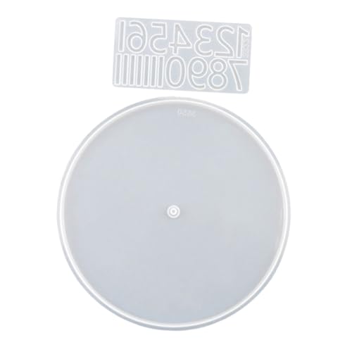 Homoyoyo 1 Satz Taktkleber Tropfende Form Epoxid-silikonform Bastelbedarf Schimmel Handwerk Formenbau Bastelzubehör Uhrenformen Für Epoxidharz Silikonformen Selber Machen Weiß Kieselgel von Homoyoyo