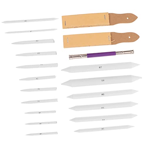 Homoyoyo 1 Satz Teiliges Set Zeichenwerkzeuge Blending Stümpfe Papierwischer und Schleifpapier für Künstler für Skizzen Farbverblendung und Schattenbildung von Homoyoyo