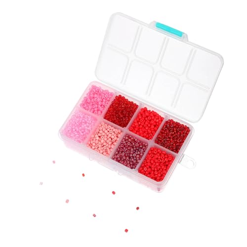 Homoyoyo 1 Schachtel Bunte Seed Beads Runde Mini Perlen für Schmuckherstellung DIY Armbänder Halsketten Ohrringe Charm Zubehör für Frauen Mädchen Erwachsene Homoyoyo 1 Schachtel Bunte Seed Beads Runde Mini Perlen für Schmuckherstellung DIY Armbänder Halsketten Ohrringe Charm Zubehör für Frauen Mädchen Erwachsene von Homoyoyo