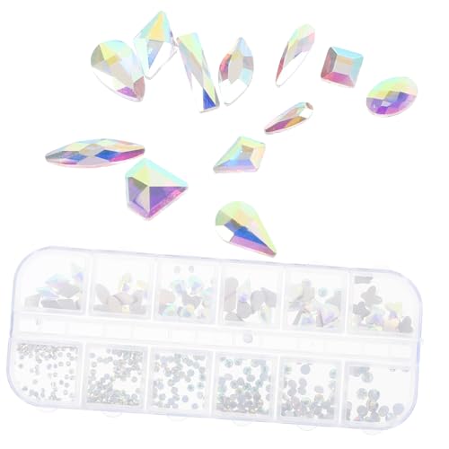 Homoyoyo 1 Schachtel DIY Nagelsteine Fächer Flachrückige Strasssteine Nagelkunst Dekorationen Glitzersteine für Nail Art Party Basteln und Schmuckgestaltung Homoyoyo 1 Schachtel DIY Nagelsteine Fächer Flachrückige Strasssteine Nagelkunst Dekorationen Glitzersteine für Nail Art Party Basteln und Schmuckgestaltung von Homoyoyo