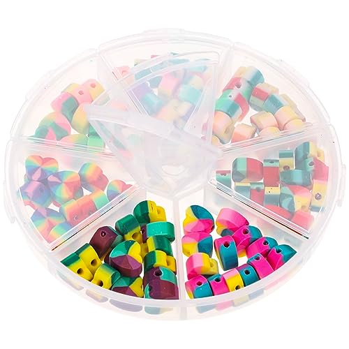 Homoyoyo 1 Schachtel Farben Regenbogen Herz Spacer Perlen DIY Schmuckperlen für Armbänder Halsketten Ohrringe Basteln Kleine Polymer Clay Perlen für Handgemachten Schmuck Homoyoyo 1 Schachtel Farben Regenbogen Herz Spacer Perlen DIY Schmuckperlen für Armbänder Halsketten Ohrringe Basteln Kleine Polymer Clay Perlen für Handgemachten Schmuck von Homoyoyo