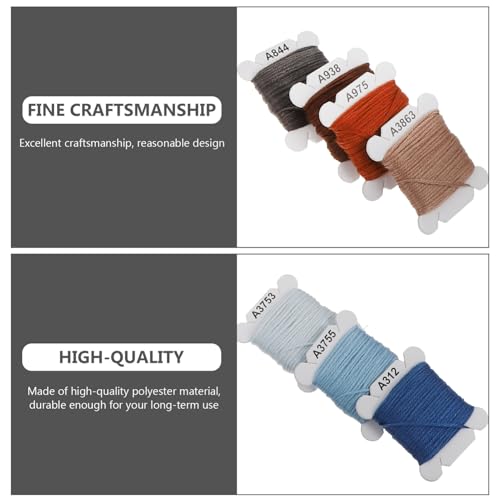 Homoyoyo 1 Schachtel Farben Stickgarn Kreuzstich Fäden DIY Nähgarn für Handarbeiten Armbänder Basteln Flexible Stickfäden für Erwachsene Homoyoyo 1 Schachtel Farben Stickgarn Kreuzstich Fäden DIY Nähgarn für Handarbeiten Armbänder Basteln Flexible Stickfäden für Erwachsene von Homoyoyo