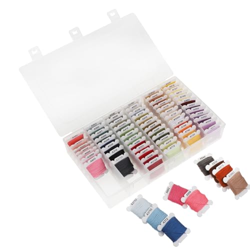 Homoyoyo 1 Schachtel Farben Stickgarn Lange Bunte Stickfäden für DIY Kreuzstich und Handarbeiten für Kreative Projekte und Nähzubehör Homoyoyo 1 Schachtel Farben Stickgarn Lange Bunte Stickfäden für DIY Kreuzstich und Handarbeiten für Kreative Projekte und Nähzubehör von Homoyoyo