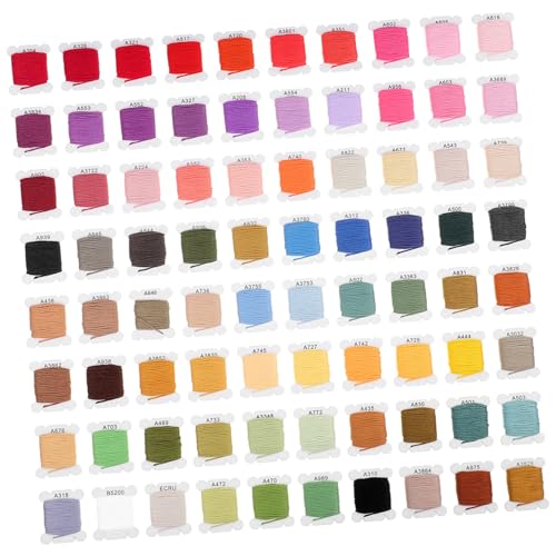 Homoyoyo 1 Schachtel Farben Stickgarn pro Farbe Langlebiges Stickgarn für Hand Maschinennähen Vielseitig Einsetzbar für Baumwolle Leinen Polyester für DIY stickerei und Nähprojekte Homoyoyo 1 Schachtel Farben Stickgarn pro Farbe Langlebiges Stickgarn für Hand Maschinennähen Vielseitig Einsetzbar für Baumwolle Leinen Polyester für DIY stickerei und Nähprojekte von Homoyoyo