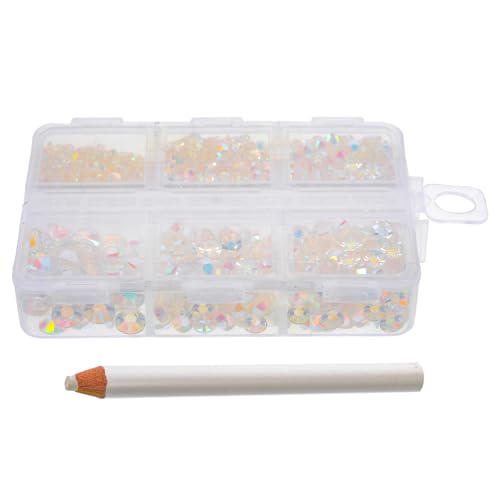 Homoyoyo 1 Schachtel Flachrückige Strasssteine für Nageldesign Fächer Box DIY Maniküre Dekoration Leicht und Einfach Anzuwenden für Kreative Nail Art Projekte Homoyoyo 1 Schachtel Flachrückige Strasssteine für Nageldesign Fächer Box DIY Maniküre Dekoration Leicht und Einfach Anzuwenden für Kreative Nail Art Projekte von Homoyoyo