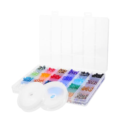 Homoyoyo 1 Schachtel Glasperlen Runde Kristallperlen Lose Perlen Aus Glas Kit Zur Herstellung Von Kristallarmbändern Halskettenhalterperlen Dekorative Perlen Spacer Perlen Runde Perlen Homoyoyo 1 Schachtel Glasperlen Runde Kristallperlen Lose Perlen Aus Glas Kit Zur Herstellung Von Kristallarmbändern Halskettenhalterperlen Dekorative Perlen Spacer Perlen Runde Perlen von Homoyoyo