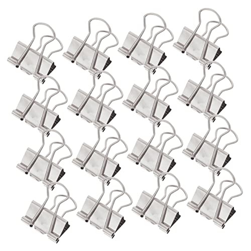 Homoyoyo 1 Schachtel Mappe farbige Büroklammern Metallklammern für Papier kleine Klammern für Papier Farbpapierclips neuartige Büroklammern Multifunktionsclips Metallclips Silber von Homoyoyo