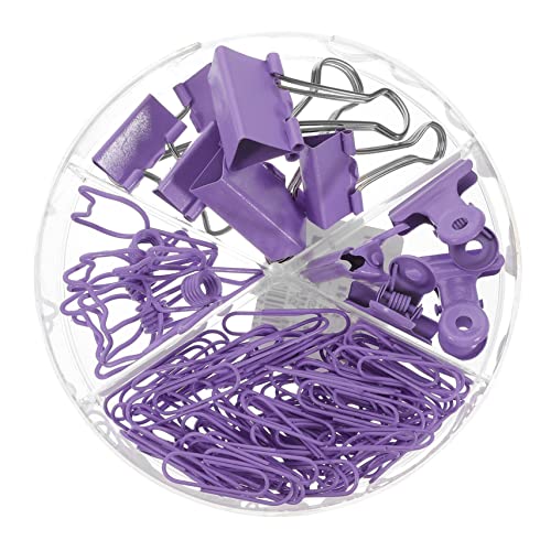 Homoyoyo 1 Schachtel Metallene Papierclips Multifunktionale Büroklammern für Dokumente Notizen und Karten Praktische Wiederverwendbare Bürobedarf für Zuhause und Büro von Homoyoyo