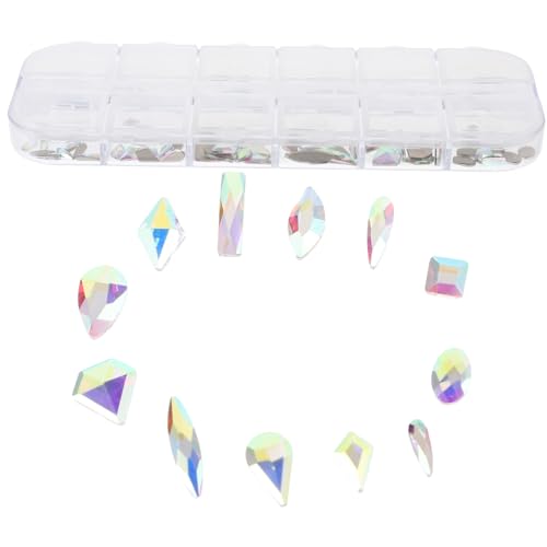 Homoyoyo 1 Schachtel Nagel Deko Fächer mit Flachen Ab Strasssteinen DIY Nagelcharms für Maniküre Vielseitige Bastelsteine für Nägel Handys Schuhe und Kunsthandwerk Homoyoyo 1 Schachtel Nagel Deko Fächer mit Flachen Ab Strasssteinen DIY Nagelcharms für Maniküre Vielseitige Bastelsteine für Nägel Handys Schuhe und Kunsthandwerk von Homoyoyo