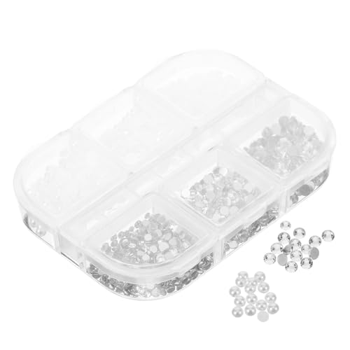 Homoyoyo 1 Schachtel Nail Art Charms Perlennagel Dekorationen für DIY Nail Art Fächer mit Flachen Schmucksteinen für Kreative Nägel und Besondere Anlässe Homoyoyo 1 Schachtel Nail Art Charms Perlennagel Dekorationen für DIY Nail Art Fächer mit Flachen Schmucksteinen für Kreative Nägel und Besondere Anlässe von Homoyoyo