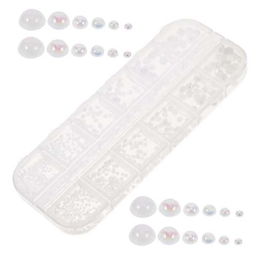 Homoyoyo 1 Schachtel Nail Art Halbperlen Kunststoff Perlen für Nägel Flache Rückseite Halbrund Mix Formen DIY Nageldekoration Weiße Künstliche Perlen Stilvoll für Hochzeit Party Alltag Homoyoyo 1 Schachtel Nail Art Halbperlen Kunststoff Perlen für Nägel Flache Rückseite Halbrund Mix Formen DIY Nageldekoration Weiße Künstliche Perlen Stilvoll für Hochzeit Party Alltag von Homoyoyo