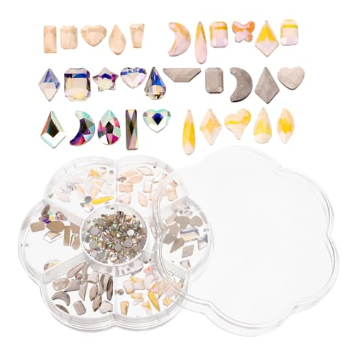 Homoyoyo 1 Schachtel Nail Charms mit Fächern Unregelmäßige Holographische Strasssteine für Nageldekoration DIY Nail Art Schmuck Glitzernde Nagelverzierungen für Kreative Maniküre Homoyoyo 1 Schachtel Nail Charms mit Fächern Unregelmäßige Holographische Strasssteine für Nageldekoration DIY Nail Art Schmuck Glitzernde Nagelverzierungen für Kreative Maniküre von Homoyoyo