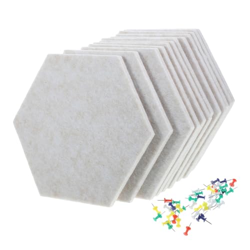 Homoyoyo 1 Set Filztafel Bürodekor Große Memowand Schalldichte Tafeln Dekoration Nachrichtentafel Für Fotoankündigungen Nachrichtentafel Büro Pinnwand Filzmatte Beige von Homoyoyo