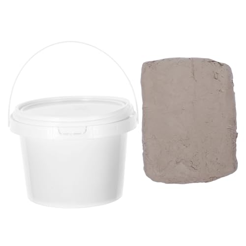 Homoyoyo 1 Set Luftgetrockneter Ton Wannenton Für Schnitzprojekte Getrockneter Ton Zum Basteln Schul Und Kunstbedarf Wannenton Für Projekte DIY Modelliermasse Formmasse Kaolinweiß von Homoyoyo