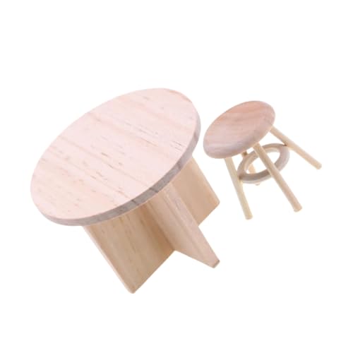 Homoyoyo 1 Set Massivholzmöbel Modell Puppenhaus Puppenhaus Miniaturtisch Minimöbel Artikel Puppenhaus Minitisch Modell Miniaturhocker Modell Holz Rundhocker Tiny House Tisch Beige Homoyoyo 1 Set Massivholzmöbel Modell Puppenhaus Puppenhaus Miniaturtisch Minimöbel Artikel Puppenhaus Minitisch Modell Miniaturhocker Modell Holz Rundhocker Tiny House Tisch Beige von Homoyoyo