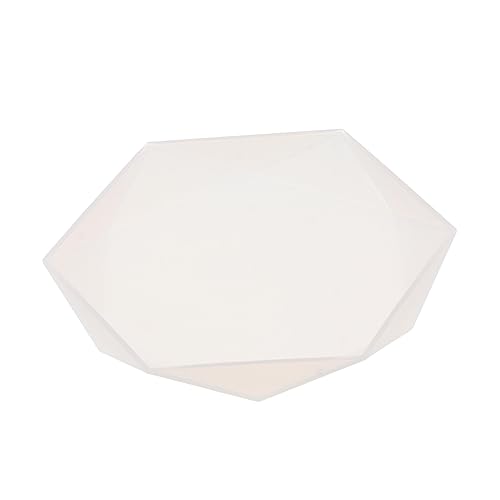 Homoyoyo 1 Stück Silikonform für Gießharz Diy Epoxidharz Tray Mold im Hexagonalen Design für Schmuckständer und Dekoration Unregelmäßige Silikonformen für Bastelprojekte von Homoyoyo