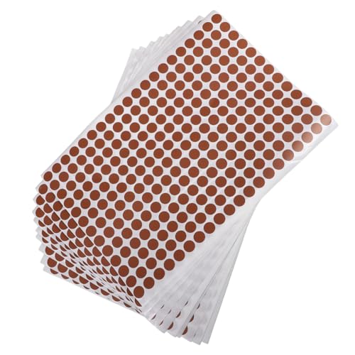 Homoyoyo 10 Blatt Runde Selbstklebende Etiketten aus Beschichtetem Kupferpapier Braun pro Bogen Vielseitige Klassifizierungsaufkleber für Büro Schule und Haushalt Homoyoyo 10 Blatt Runde Selbstklebende Etiketten aus Beschichtetem Kupferpapier Braun pro Bogen Vielseitige Klassifizierungsaufkleber für Büro Schule und Haushalt von Homoyoyo