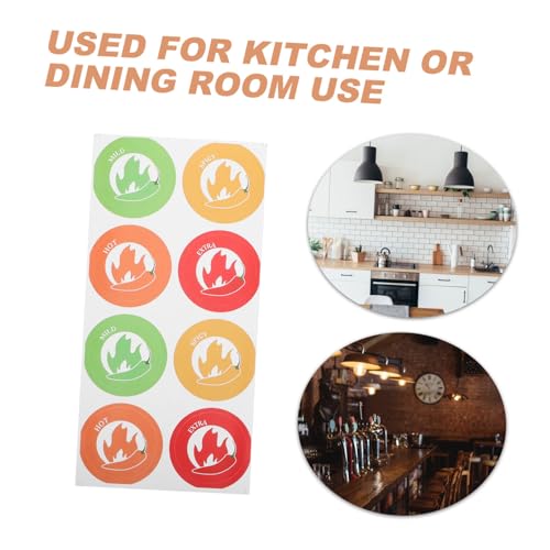 Homoyoyo 10 Blatt Teiliges Spicy Food Warning Decals Selbstklebende Chili Pfeffer Aufkleber zur Kennzeichnung von Schärfegraden Vielseitig Einsetzbare Warnetiketten für Lebensmittel und Homoyoyo 10 Blatt Teiliges Spicy Food Warning Decals Selbstklebende Chili Pfeffer Aufkleber zur Kennzeichnung von Schärfegraden Vielseitig Einsetzbare Warnetiketten für Lebensmittel und von Homoyoyo