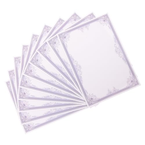 Homoyoyo 10 Blatt Zertifikatspapier Blanko Urkundenpapier mit Abgerundeten Ecken Druckbar für Auszeichnungen Abschlusszeugnisse Dekoration und Persönliche Nachrichten Homoyoyo 10 Blatt Zertifikatspapier Blanko Urkundenpapier mit Abgerundeten Ecken Druckbar für Auszeichnungen Abschlusszeugnisse Dekoration und Persönliche Nachrichten von Homoyoyo