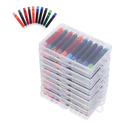 Homoyoyo 10 Boxen Austauschbare Tintenkapseln nachfüllbare Brunnenstift Nachfüllungen für Füllfederhalter löschbare Stifttinte Stifte, Tintenpatronen Tinte nachfüllen Plastik Homoyoyo 10 Boxen Austauschbare Tintenkapseln nachfüllbare Brunnenstift Nachfüllungen für Füllfederhalter löschbare Stifttinte Stifte, Tintenpatronen Tinte nachfüllen Plastik von Homoyoyo