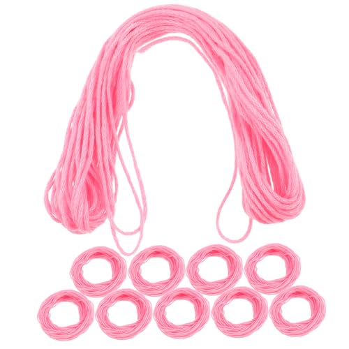 Homoyoyo 10 Rollen Handgewebtes Baumwollgarn für Stickerei und Freundschaftsarmbänder Aufbewahrungsbox Langlebig und Farbenfroh für Nähprojekte Homoyoyo 10 Rollen Handgewebtes Baumwollgarn für Stickerei und Freundschaftsarmbänder Aufbewahrungsbox Langlebig und Farbenfroh für Nähprojekte von Homoyoyo