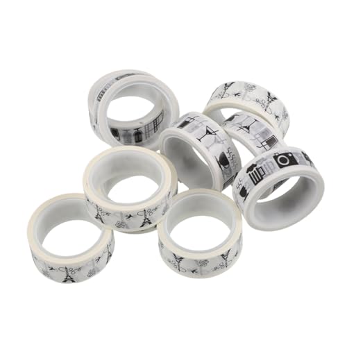 Homoyoyo 10 Rollen Taschenband Aufkleber für Scrapbooking Washi-Tape für dekoratives Klebeband zum Basteln Scrapbooking-Klebeband Scrapbook-Washi-Tape Buch Washi Tape Flüsterpapier Homoyoyo 10 Rollen Taschenband Aufkleber für Scrapbooking Washi-Tape für dekoratives Klebeband zum Basteln Scrapbooking-Klebeband Scrapbook-Washi-Tape Buch Washi Tape Flüsterpapier von Homoyoyo
