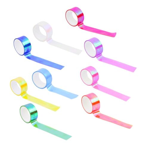 Homoyoyo 10 Rollen Teiliges Farbverlauf Klebeband Glänzend Bunt Wasserdichtes Pe material Dekoratives DIY Washi Tape für Scrapbooking Kalender Geschenkverpackung und Bastelprojekte Homoyoyo 10 Rollen Teiliges Farbverlauf Klebeband Glänzend Bunt Wasserdichtes Pe material Dekoratives DIY Washi Tape für Scrapbooking Kalender Geschenkverpackung und Bastelprojekte von Homoyoyo