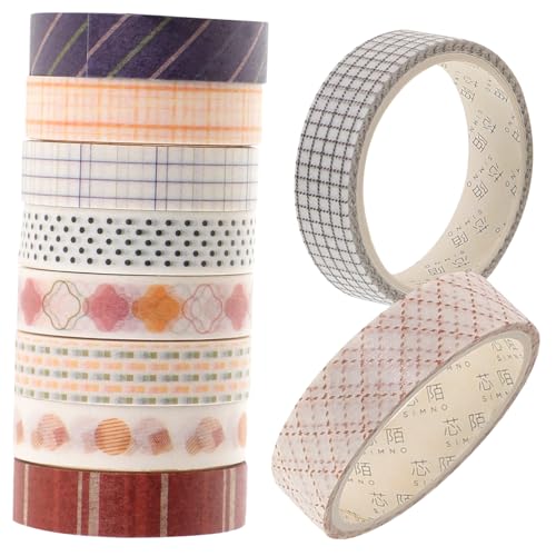 Homoyoyo 10 Rollen Washi-Tape-Set ästhetisch Herstellung Scrapbook-Bänder Schrott Party klebeband seidenband decoration Sammelalbum dekorative Klebebänder Washi -Bänder Japanisches Papier Homoyoyo 10 Rollen Washi-Tape-Set ästhetisch Herstellung Scrapbook-Bänder Schrott Party klebeband seidenband decoration Sammelalbum dekorative Klebebänder Washi -Bänder Japanisches Papier von Homoyoyo
