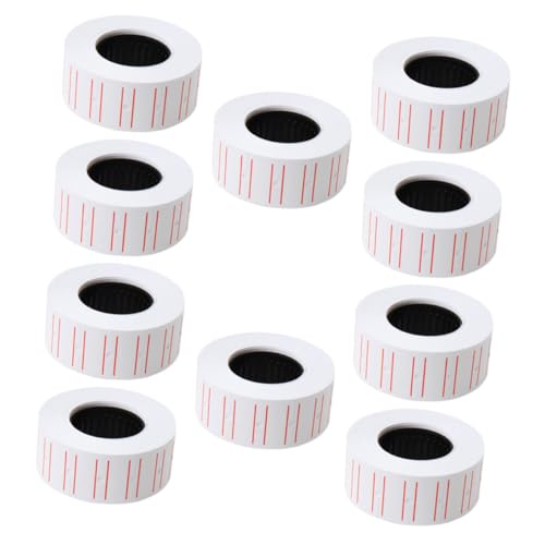 Homoyoyo 10 Rollen Weiße Selbstklebende Preisschilder Glattes Druckpapier für Supermarkt Büro Einzelhandel Blanke Etiketten Wetterfest Kompatibel mit Tintenstrahldruckern Homoyoyo 10 Rollen Weiße Selbstklebende Preisschilder Glattes Druckpapier für Supermarkt Büro Einzelhandel Blanke Etiketten Wetterfest Kompatibel mit Tintenstrahldruckern von Homoyoyo