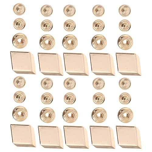 Homoyoyo 10 Sätze Nähknöpfe Metall Dekorative Druckknöpfe für Jacken Langlebig Dekorieren und Reparieren von Kleidung Gold Homoyoyo 10 Sätze Nähknöpfe Metall Dekorative Druckknöpfe für Jacken Langlebig Dekorieren und Reparieren von Kleidung Gold von Homoyoyo
