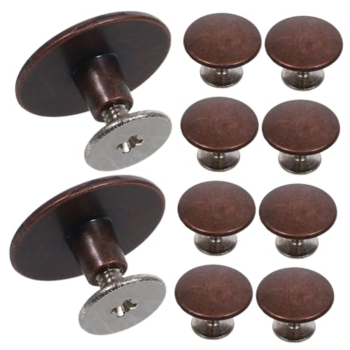 Homoyoyo 10 Sätze Runde Rotkupfer Zinklegierung Nieten Teiliges für Diy Projekte Geeignet für Gürtel Holzclogs und Strand Sandalen Installieren und Langlebig Homoyoyo 10 Sätze Runde Rotkupfer Zinklegierung Nieten Teiliges für Diy Projekte Geeignet für Gürtel Holzclogs und Strand Sandalen Installieren und Langlebig von Homoyoyo