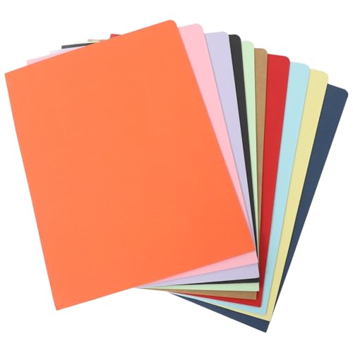 Homoyoyo 10 Stück Aktenordner Dateiordner Organizer Ordner mit Brads Süße Ordner für die Schule Ordner mit mehreren Taschen Taschenaktenhalter Portfoliomappen mit Taschen Papier von Homoyoyo