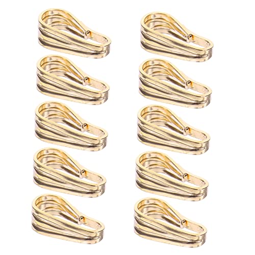 Homoyoyo 10 Stück Anhängerverschluss zur Schmuckherstellung kristallanhänger schmuck machen Schlüssel Anhänger für die Schmuckherstellung Verschlüsse Anhänger DIY Stecker 925 Silber Golden von Homoyoyo