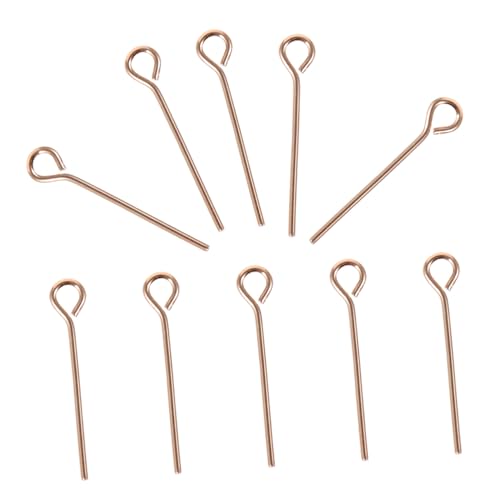 Homoyoyo 10 Stück Augenstifte für Schmuckherstellung DIY Ohrstecker und Armbänder Langlebige Rostfreie Pins mit Fortschrittlicher Elektroplattierung Gold Homoyoyo 10 Stück Augenstifte für Schmuckherstellung DIY Ohrstecker und Armbänder Langlebige Rostfreie Pins mit Fortschrittlicher Elektroplattierung Gold von Homoyoyo