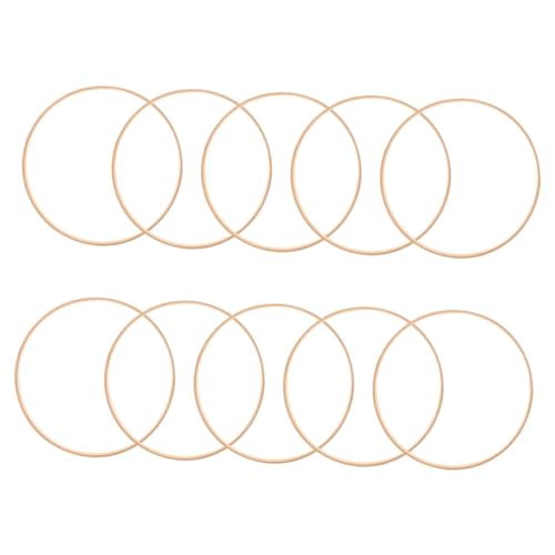 Homoyoyo 10 Stück Bambus Ringe für DIY Kränze und Robuste Bastelreifen für Kreative Projekte für Hochzeitsdekoration und Handarbeiten Homoyoyo 10 Stück Bambus Ringe für DIY Kränze und Robuste Bastelreifen für Kreative Projekte für Hochzeitsdekoration und Handarbeiten von Homoyoyo