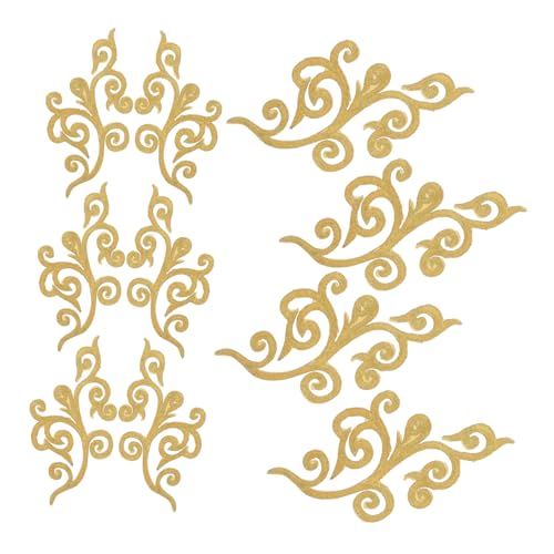 Homoyoyo 10 Stück Bestickte Applikationen Mit Rückseitenkleber Blumen Stickerei Patches Gold Silber Blumen Pailletten Patch Spitzenstoff Für Hochzeit Blätter Bestickte Applikationen Homoyoyo 10 Stück Bestickte Applikationen Mit Rückseitenkleber Blumen Stickerei Patches Gold Silber Blumen Pailletten Patch Spitzenstoff Für Hochzeit Blätter Bestickte Applikationen von Homoyoyo