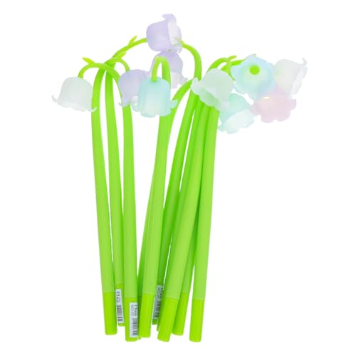 Homoyoyo 10 Stück Blumenform Gelstifte Schwarz Kreative Schreibstifte für Büro Schule Multifunktionale Kugelschreiber für Studenten Zufällige Farben Zufällige Farbe Zufällige Farbe von Homoyoyo