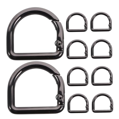 Homoyoyo 10 Stück D ring Karabiner Clips aus Zinklegierung Rostfrei Vielseitige Schultergurt schnallen Einfache Anwendung Langlebig für Taschenriemen Reparatur und DIY Zubehör Homoyoyo 10 Stück D ring Karabiner Clips aus Zinklegierung Rostfrei Vielseitige Schultergurt schnallen Einfache Anwendung Langlebig für Taschenriemen Reparatur und DIY Zubehör von Homoyoyo