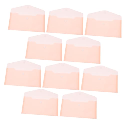 Homoyoyo 10 Stück Dokumententasche mit Schnappverschluss Brieftasche dokument transparenter Dateiordner Büroordner Dateiordner löschen Tasche für Dokumentinhaber klare Rosa Homoyoyo 10 Stück Dokumententasche mit Schnappverschluss Brieftasche dokument transparenter Dateiordner Büroordner Dateiordner löschen Tasche für Dokumentinhaber klare Rosa von Homoyoyo