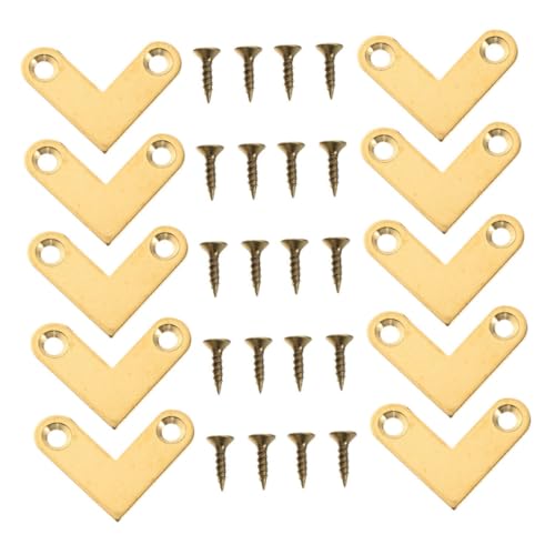 Homoyoyo 10 Stück Einfache Installation Winkelverbindung Förmige Möbelverbindungselemente für DIY Projekte und Rahmenreparaturen Homoyoyo 10 Stück Einfache Installation Winkelverbindung Förmige Möbelverbindungselemente für DIY Projekte und Rahmenreparaturen von Homoyoyo
