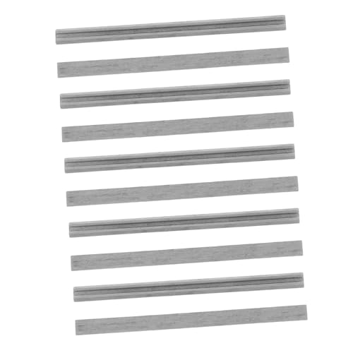 Homoyoyo 10 Stück Elektrische Holzschneiderklingen Messereinsatz Hobelklingeneinsatz Manuelle Hobelklinge Tragbare Hobelklingen Hobelklingen Ersatzeinsatz Industriehobelklingen von Homoyoyo