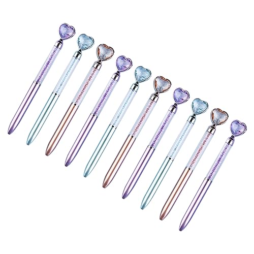 Homoyoyo 10 Stück Farbenfroher Crystal Quicksand Pen Schulstifte Lustige Kugelschreiber Löschbare Stifte Form Tragbarer Stift Multifunktions-schülerstift Tintenstift Herz Plastik Homoyoyo 10 Stück Farbenfroher Crystal Quicksand Pen Schulstifte Lustige Kugelschreiber Löschbare Stifte Form Tragbarer Stift Multifunktions-schülerstift Tintenstift Herz Plastik von Homoyoyo