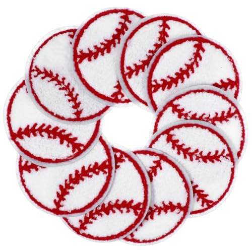 Homoyoyo 10 Stück Gesticktes Baseball-Etikett Baseball-Stickapplikation Weihnachtsaufnäher Baseball-Rucksack-Aufnäher nähen Flicken für Haushaltskleidung Patches für Weste Handtuchstickerei Homoyoyo 10 Stück Gesticktes Baseball-Etikett Baseball-Stickapplikation Weihnachtsaufnäher Baseball-Rucksack-Aufnäher nähen Flicken für Haushaltskleidung Patches für Weste Handtuchstickerei von Homoyoyo
