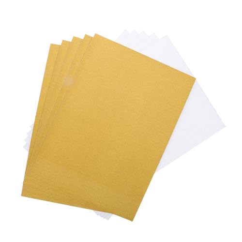 Homoyoyo 10 Stück Glitzerpapier Selber Machen Strukturiertes Scrapbook-papier Glitzerkarte Herstellung Schimmern Erwachsene Gold Glänzend Handwerk Hersteller Scrapbooking Zum Basteln Pads von Homoyoyo