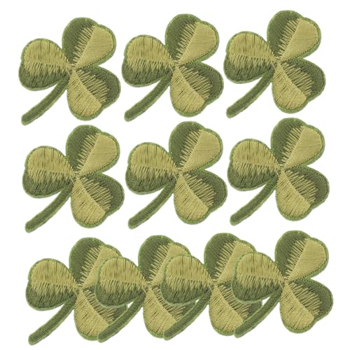 Homoyoyo 10 Stück Grünes Blatt Stickerei Patch Kleeblatt Stoff Design Kleine Kleidung Süße Dekorative Glücks Applikation Aufnäher Ornament Irischer Stoff Patch Blatt Homoyoyo 10 Stück Grünes Blatt Stickerei Patch Kleeblatt Stoff Design Kleine Kleidung Süße Dekorative Glücks Applikation Aufnäher Ornament Irischer Stoff Patch Blatt von Homoyoyo