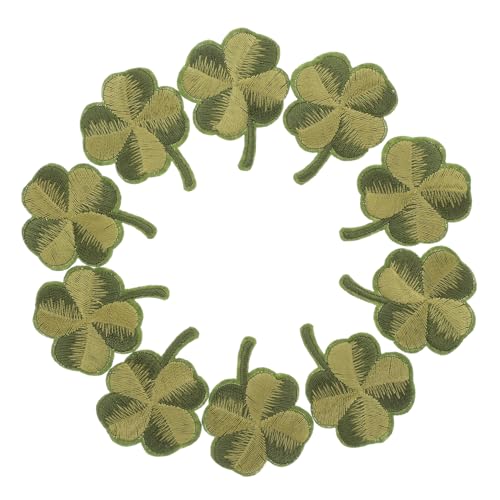 Homoyoyo 10 Stück Grünes Blatt Stickerei Patch Kleidung Patricks Day Patch Süße Nähen Dekorative Applikation Kleine Glückskleeblatt Stoff Patricks Day Eisen Auf Patches Rayon Homoyoyo 10 Stück Grünes Blatt Stickerei Patch Kleidung Patricks Day Patch Süße Nähen Dekorative Applikation Kleine Glückskleeblatt Stoff Patricks Day Eisen Auf Patches Rayon von Homoyoyo