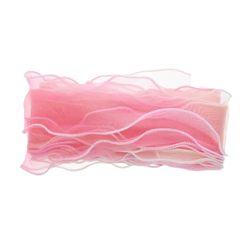 Homoyoyo 10 Stück Gürtel Aus Schneegaze Blau Bänder Zum Basteln Party Rotes Satinband Chiffon Glitzerband Zum Verpacken Lila Band Zum Basteln Hochzeit Haarband Banddekor Stoff Schleife von Homoyoyo