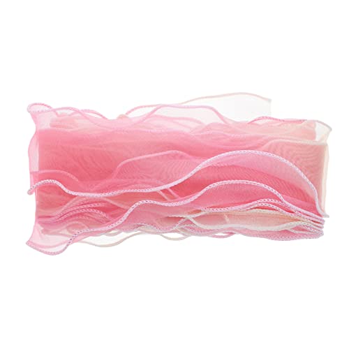 Homoyoyo 10 Stück Gürtel Aus Schneegaze Durchsichtiges Chiffonband Geburtstag Blau Banddekor Kranz Band Zum Basteln Bänder Zum Basteln Lila Rotes Satinband Glitzerband Zum Verpacken von Homoyoyo